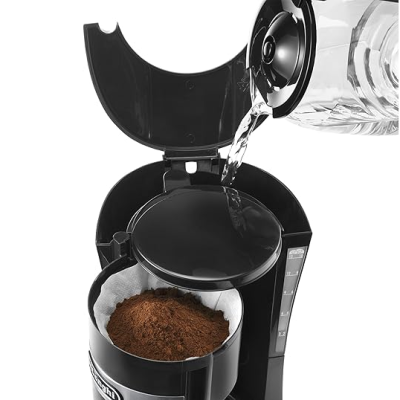 Delonghi Cafetière Filtre 10 Tasses LCD - Auto Stop