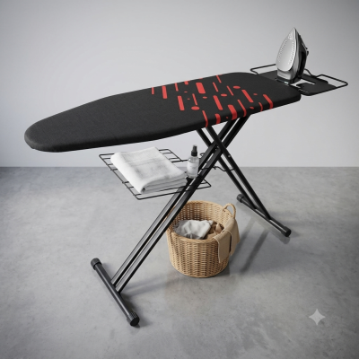 Table à repasser 7LINE 117X41 CM 100% COT AVEC PORTE VET 1646HT