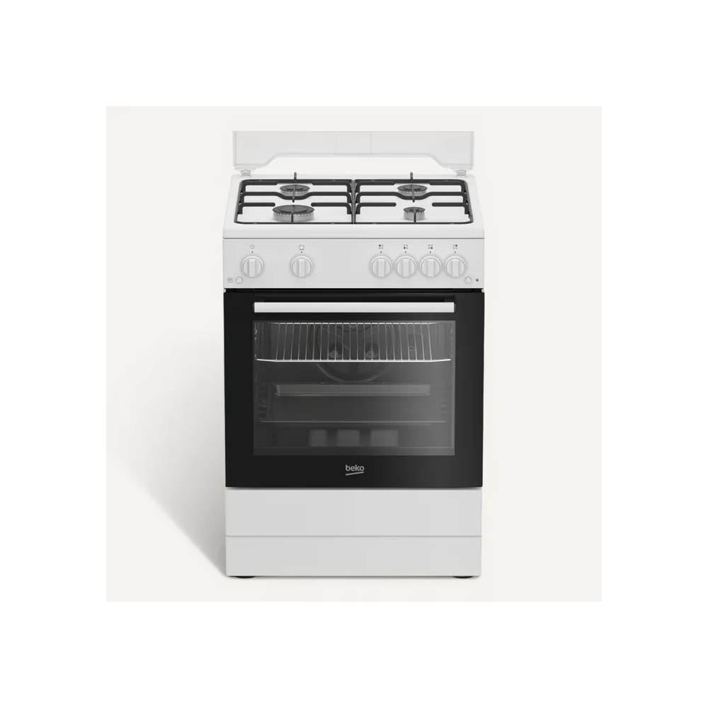 Cuisinière BEKO -  4G - FOUR 64L 60X60 FBG62121WD