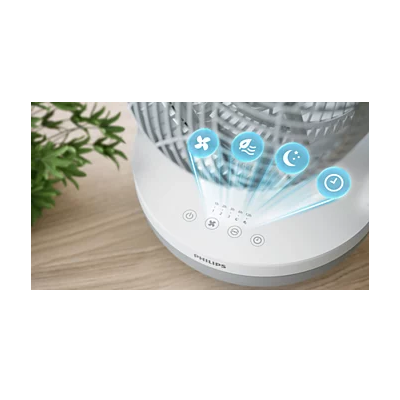 Ventilateur de table PHILIPS - 22CM 23D8 BLANC CX2050/00