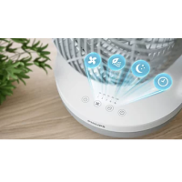 Ventilateur de table PHILIPS - 22CM 23D8 BLANC CX2050/00