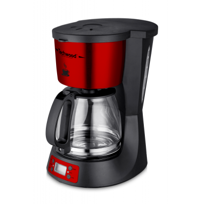 Cafetière programmable Techwood - Acier inoxydable