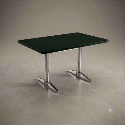 Table aluminium Vert 120X60X70 cm YB-517-G