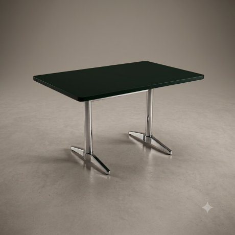 Table aluminium Vert 120X60X70 cm YB-517-G