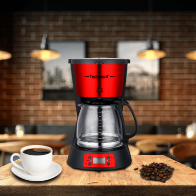 Cafetière programmable Techwood - Acier inoxydable