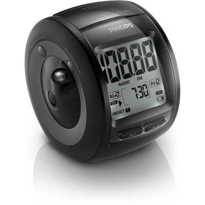 Philips Radio Réveil FM Noir