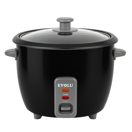 AUTO CUISEUR 1,5L EVOLU RC-150 COUVERCLE EN VERRE 500W NOIR