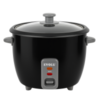 AUTO CUISEUR 1,5L EVOLU RC-150 COUVERCLE EN VERRE 500W NOIR