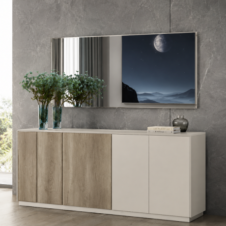 BAHUT BLANC DORE 1800 X 400 X 700 92643