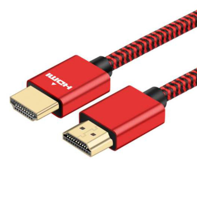 Câble HDMI 2.0 4K 2M Rouge - Merlin