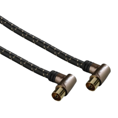 Câble d'antenne 10m Métal 90° 110DB M/F