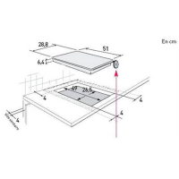 BRANDT - PLAQUE INDUCTION 2F 18CM 2800W