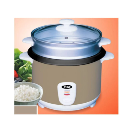 7LINE - CUISEUR A RIZ (TAUPE) 0.6L 300W - POT TEFLON