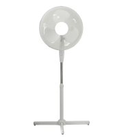 7LINE VENTILATEUR S/PIED 40CM 220-240V 45W BLANC