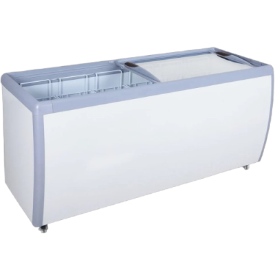 Congélateur vitrine 330L - 4 roues