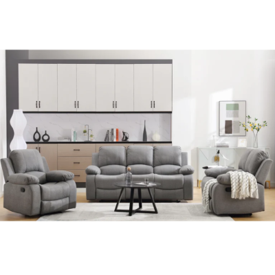 Canapé relax inclinable - Polyester Gris
