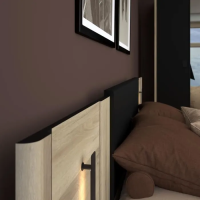LIT AVEC RANGEMENT INTÉGRÉ JL - ALL01 160 X 200