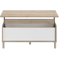 Table Basse Morphos Chêne Blanc 110x45x500