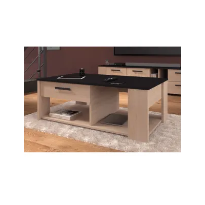 Table basse Brooklyn Oak - Noir