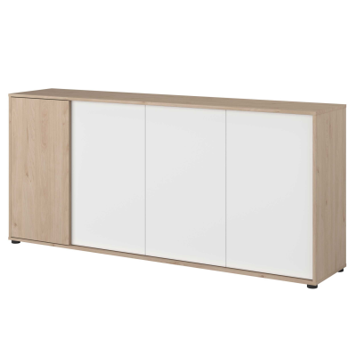 Buffet Ewen 4 Portes Jackson Chêne Blanc