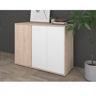 Buffet Ewen 3 Portes Jackson - Blanc