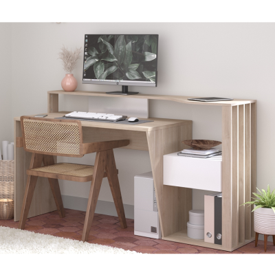 Bureau Paloma - Bureau blanc 157x92x60 cm
