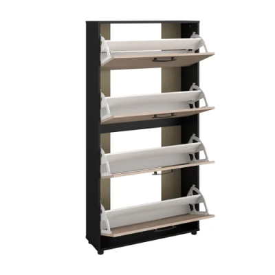 Meuble à chaussures 1,5 m 4 étagères - CELEST