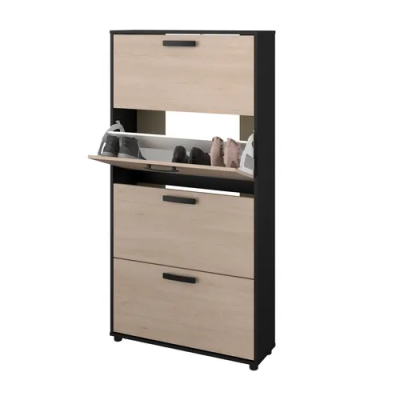 Meuble à chaussures 1,5 m 4 étagères - CELEST