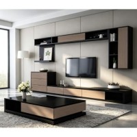 TABLE TV 2400 × 400 × 420 +MEUBLE MURALE ID7 ID7-TV