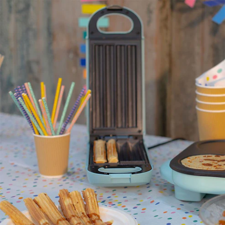 CREPIERE / GAUFRIER LIVOO DOP235 APPAREIL CHURROS BLEU