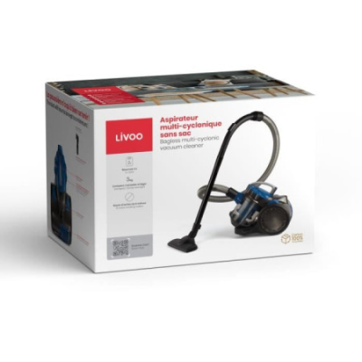 Livoo Aspirateur Multi-Cyclonique 2L Bleu - 900W