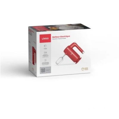 BATTEUR LIVOO ELECTRIQUE Rouge