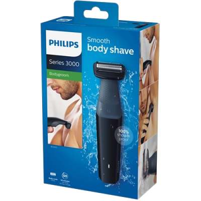 Tondeuse corps BODYGROOM SERIES 3000 ETANCHE 1 SABOT PHILIPS
