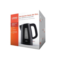 BOUILLOIRE ELECTRIQUE 1,7L LIVOO DOD184N 2200W NOIR
