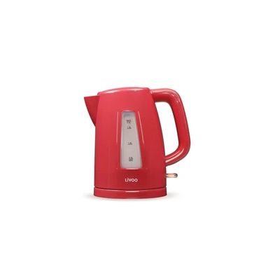 Bouilloire Électrique LIVOO 1,7L - Rouge 2200W
