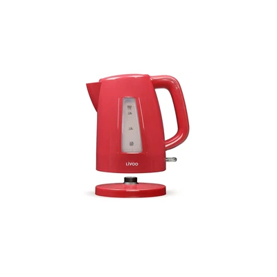 Bouilloire Électrique LIVOO 1,7L - Rouge 2200W