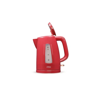 Bouilloire Électrique LIVOO 1,7L - Rouge 2200W