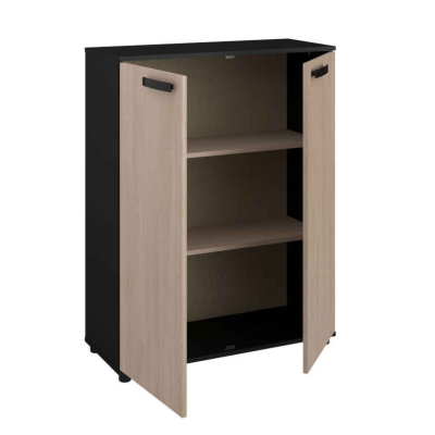 Bahut 2 Portes Celest - L80xH103xP33