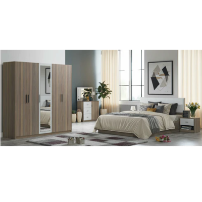 Ensemble Linda Chambre 3 Pièces - 180x200 | Armoire & Lit