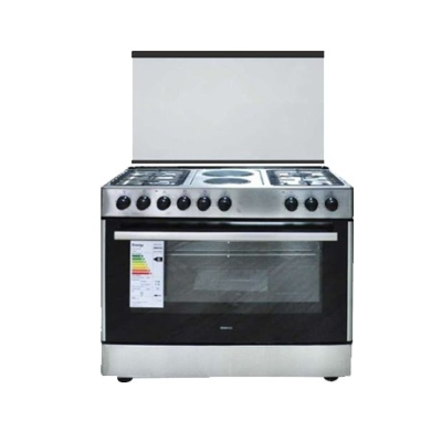 HCR6042DES - GAZINIERE HAIER 6FEUX 4FG +2FE FOUR ELECTRIQUE  | Electro Meuble