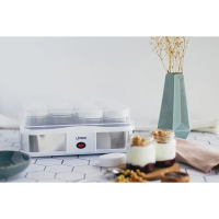 DOP156 - YAOURTIERE LIVOO AVEC 12 BOCAUX EN VERRE DE 210ML | Electro Meuble
