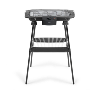 DOM506 - BARBECUE ELECTRIQUE LIVOO 2 EN 1 2200W NOIR | Electro Meuble