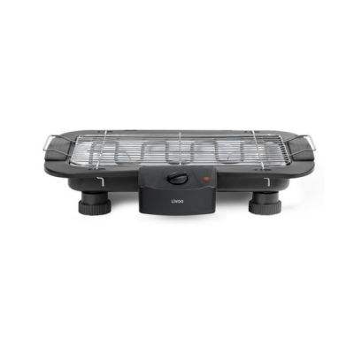 DOM506 - BARBECUE ELECTRIQUE LIVOO 2 EN 1 2200W NOIR | Electro Meuble