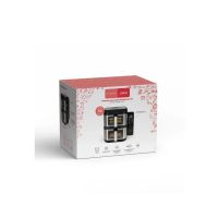 DOC344CO - FRITEUSE SS HUILE DOUBLE BAC AIRFRYER 12 PROGRAMM | Electro Meuble