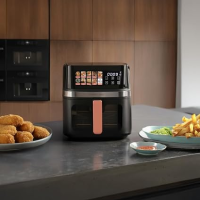 DOC343CO - FRITEUSE SS HUILE LIVOO MARMITON AIRFRYER 8L 10 P | Electro Meuble