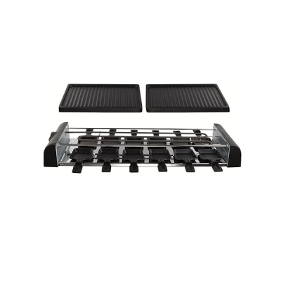 DOC185 - APPAREIL A RACLETTE 12 PERSONNES 1800W AVEC SPATULE | Electro Meuble