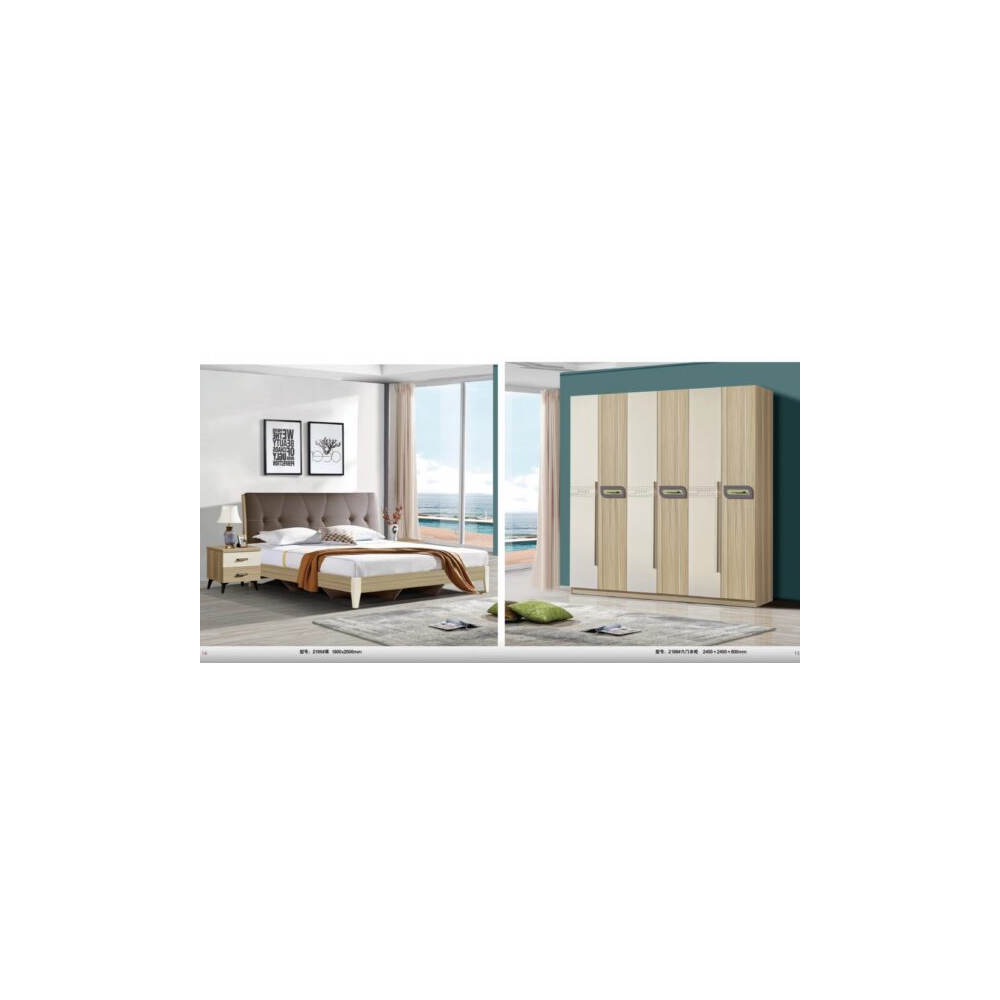 Chambre à coucher complète 2196