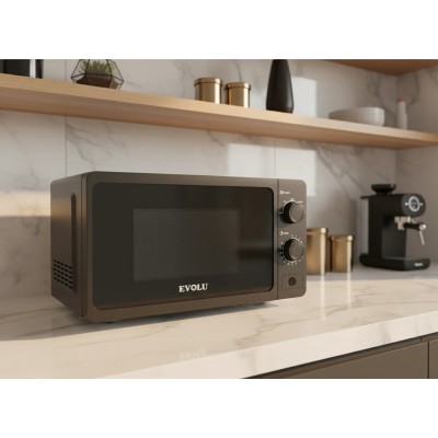 B20MXP02-E70NOIR - MICRO ONDE EVOLU 20L MECANIQUE 700W NOIR | Electro Meuble