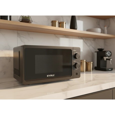 B20MXP02-E70NOIR - MICRO ONDE EVOLU 20L MECANIQUE 700W NOIR | Electro Meuble