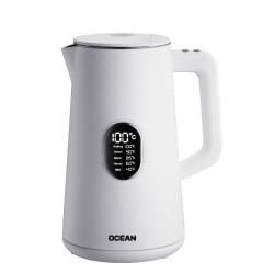 BOUILLOIRE 1,5L OCEAN OCKT1815DW BLANC 1800 W